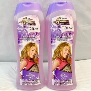2x Olay Disney Hanna Montana Body Wash Pop Tropical 12 oz Each Miley Cyrus NEW - Picture 1 of 1