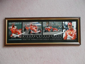 FORMULA ONE MICHAEL SCHUMACHER 2006 WORLD CHAMPIONSHIP PRINT FRAMED - Picture 1 of 1