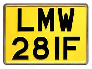 The Beatles | Abbey Road Album Cover | LMW 28IF | STAMPED Replica License Plate - Picture 1 of 11