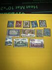 ALGERIA - LOT Of 12 Stamps Algerie Hinged In Protective Casing