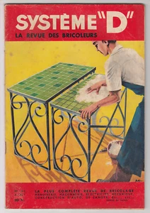 *** System "D" *** 1957/08 - Nr. 140 - Ausziehtisch aus Flacheisen und Keramik - Bild 1 von 3