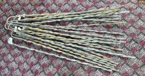 6 Preformed Line Products GDE-1104 GUY-GRIP® Dead-end 1/4" Galv. Steel - Picture 1 of 4