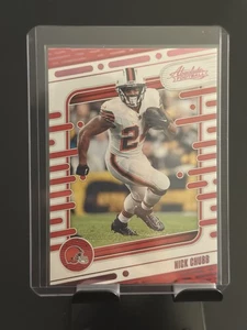 2024 Panini Absolute Red Nick Chubb #23 Cleveland Browns Football Card - Picture 1 of 2
