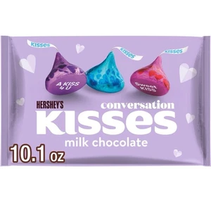 Hershey's Kisses Milk Chocolate Valentine's Candy Bag 10.1 oz - Picture 1 of 3