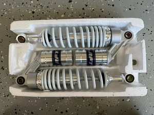 RFY QR-2B-320 Universal Motorcycle Air Shock Absorber Rear Suspension Spring WHT - Foto 1 di 3