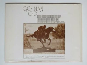 Go Man Go the Legendary Speedhorse by Walt Wiggins - Hardback - Imagen 1 de 12