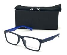 ARMANI EXCHANGE AX3038F 8198 Matte Blue  / Demo Lenses  56mm Eyeglasses