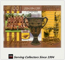 PC6- 2003 AFL XL Ultra Hawthorn 1991 AFL Premiership Commemorative Card