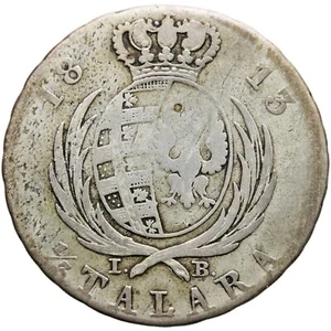 Moneda de plata Federico Augusto I 1813 1/3 Talara Ducado de Polonia (MO2900-) - Imagen 1 de 2