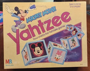 Mickey Mouse Yahtzee Game by Milton Bradley – Complete – Disney Kids Game 1990s - Picture 1 of 6