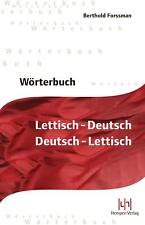 Berthold Forssmann | Wörterbuch Lettisch-Deutsch, Deutsch-Lettisch | Buch (2008)