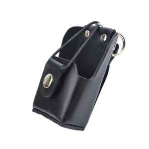 Radio Hard Leather Case Holster For Baofeng UV5R UV6 UV85 UV82 UV8D UV-B5 UV-B6 - Picture 1 of 5