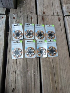 power one high level hearing aid batteries eight packages of six each - Picture 1 of 9