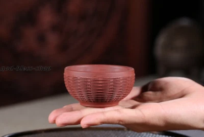 Taza de té china yixing zisha marcada 70 ml taza de kungfu mineral original tazas hechas a mano Foto 1 de 4