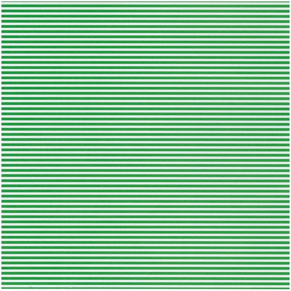 Rollo de envoltura de regalo continuo Caspari 8', rayas Oxford verde (90354RC) Foto 1 de 2