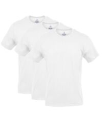 George Cotton Tees 3 Pack White Crew Neck Odor Control And Wicking Large.....