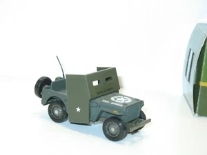 SOLIDO Jeep Willys Parabrezza Corazzato Militare USA Esercito Americano - Foto 1 di 4