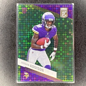 2023 Panini Donruss Elite Football - Green Disco #157 Jordan Addison (RC) - Bild 1 von 2