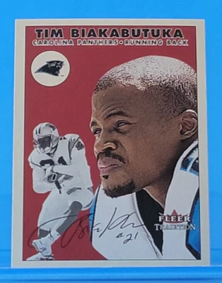 Tim Biakabutuka, RB - Fleer-Tradition / Skybox - Panthers, 2000 - #124 - Image 1 of 2