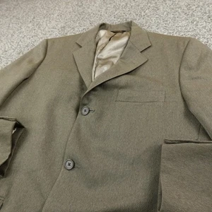 J Press Blazer Mens 44 Green Button Notch Lapel Sport Coat Suit Coat Jacket USA - Picture 1 of 16
