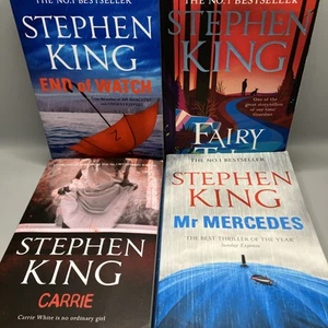 Stephen King 4 Horror Paperback Book Bundle - Foto 1 di 14