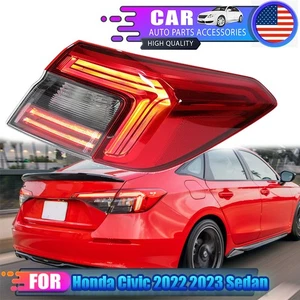 LED Rear Lamp Passenger Right Side Tail Light For 2022 2023 Honda Civic Sedan RH - Picture 1 of 10