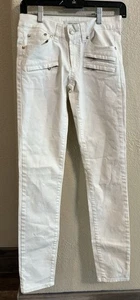 Pierre Balmain Hose klassisch Baumwolle Größe 26 weiß - Bild 1 von 24