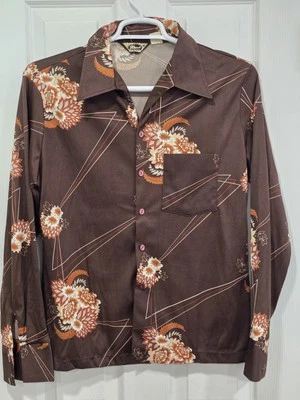 Camisa discoteca vintage Triumph of California manga larga/grande Foto 1 de 4