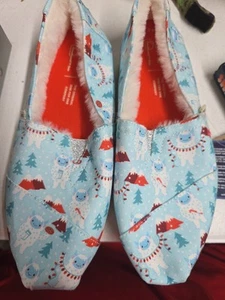 Scarpe slip-on Toms Ortholite Alpargata in tela da donna taglia 6,5 nuove con scatola Yeti - Foto 1 di 3