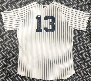 Alex Rodriguez Signed Majestic AUTHENTIC Yankees Jersey INSC 2009 696 HR JSA COA - Picture 1 of 6