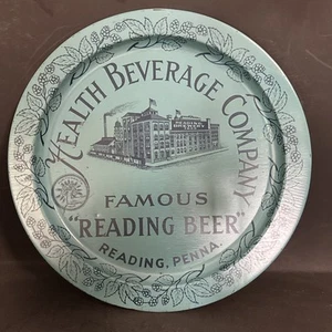 SEHR SELTENES Health Beverage Company berühmtes "Bier lesen" Verbot Serviertablett - Bild 1 von 8