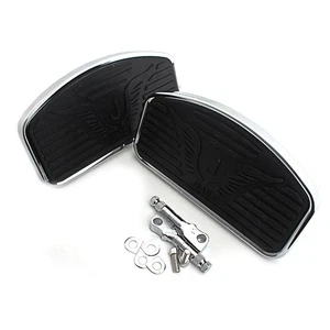 Metal Steel Front Driver Floorboard Footboards For Harley Dyna Sportster Touring - Picture 1 of 19