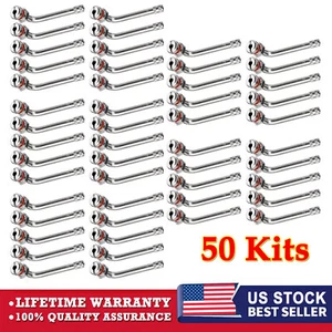 50 PACK TR545D TRUCK VALVE STEM FOR ALCOA 22.5 AND 24.5 ALUMINUM WHEELS - Picture 1 of 11