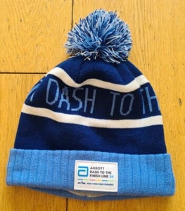 New Balance New York Road Runners Bobble Hat NYRR Abbot Dash Pom Beanie - Picture 1 of 14