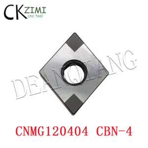 2pcs CNMG120404 CBN-4 / CNMG431 High hardness CNC Boron nitride diamond inserts  - Picture 1 of 6