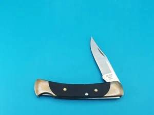 Buck USA 055 Pocket Knife Dated 2021 - Lockback - Plain Blade - Wood Handle! - Picture 1 of 8