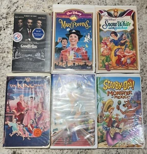 Mary Poppins VHS PLUS,Snow White, The King & I, Anastasia,Scooby-Doo,GoodFellas - Imagen 1 de 8