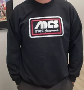 SUDADERA MCS BMX LOGO NEGRA XL - Imagen 1 de 1