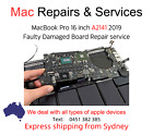 Apple Macbook Pro 16 Inch A2141 2019 Faulty Damaged Board Repair Service