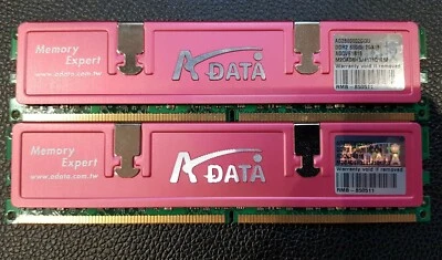 ADATA AD2800002OU 4GB (2x2GB) 6400 DDR2-800 DIMM. - Image 1 of 2