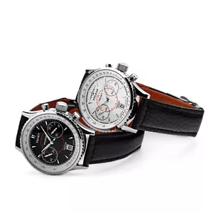 POLJOT RUSLAN 3133 Chronograph Aviator russische mechanische Uhren Fliegeruhren - Bild 1 von 7