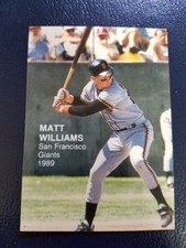 Matt Williams San Fransisco Giants #7 1989 Rookie Fever Series II NM