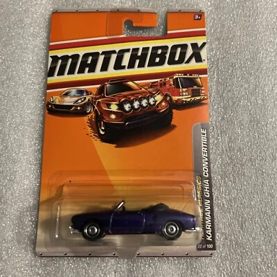 Matchbox Karmann Ghia Convertible Purple Heritage Classics 22/100 2009 New B157 - Image 1 of 4