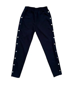 MAJE TEARAWAY TRACK PANTS 90’s Black Skinny Designer Y2K Millennium 2000s - Bild 1 von 1