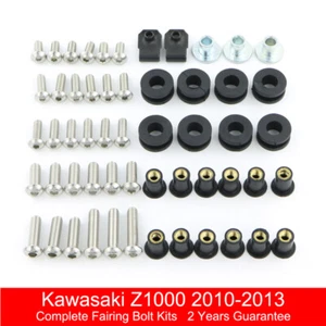 Kit completo de tornillos de carrocería de perno de carenado apto para 2010-2013 Kawasaki Z1000 2011 2012 - Imagen 1 de 7