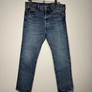 Pre- Owned Levi Jeans 501's mens W 33 x L 30 good condition - Picture 1 of 9