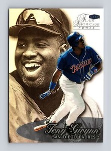 1999  Flair Showcase Row 3 #9 Tony Gwynn    San Diego Padres   Baseball