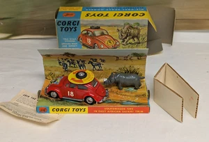 Corgi Toys 256 VOLKSWAGEN 1200 EAST AFRICAN SAFARI Vintage original modelcar - Bild 1 von 9