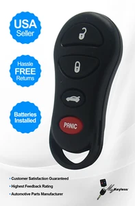 New Chrysler Dodge Jeep Keyless Entry Car Remote Key Fob 4-BTN GQ43VT9T 04602260 - Picture 1 of 2