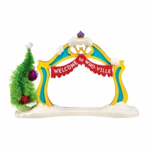 Dept 56 GRINCH ARCHWAY Grinch Village 4043418 BIENVENIDO A WHO-VILLE NUEVO EN CAJA - Imagen 1 de 1